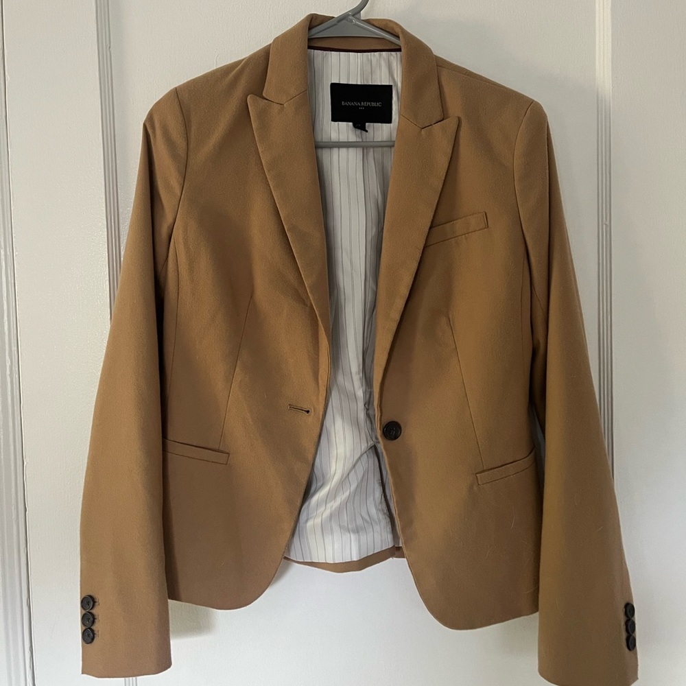 Suede Banana Republic Blazer